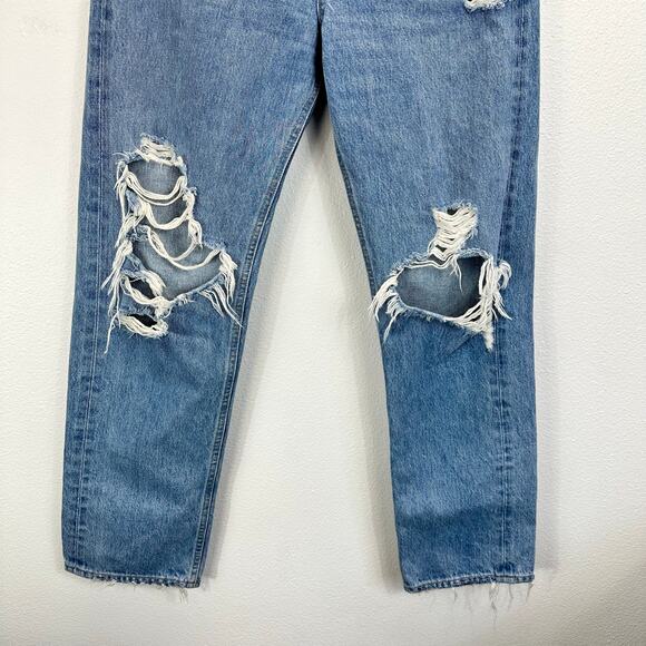 AGOLDE 90's Mid Rise Loose Fit in Fall Out Size 24 - Picture 4 of 13